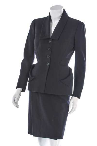 Lot 81 - A rare, early Pierre Cardin suit, early 1950s,...