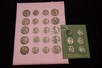 Lot 43 - Twenty six `Marcel' buttons, Birmingham, 1902,...