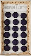 Lot 9 - A rare set of Leek silk buttons in original...