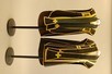 Lot 39 - Four requiem mass chasubles, a bobbin lace...