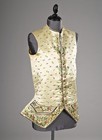 Lot 124 - A gentleman's embroidered satin waistcoat,...