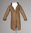 Lot 113 - A rare infant's brown linen frock coat, circa...