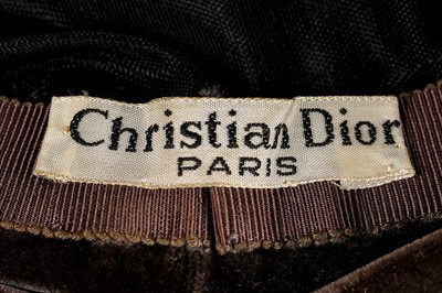 Lot 88 - Two Christian Dior hats, mid 1950s, both...