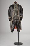 Lot 117 - A fine and rare black silk tailcoat and...