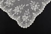 Lot 189 - Two bridal veils, a dress flounce of Brussels...