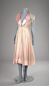 Lot 151 - A Maggy Rouff pink chiffon cocktail gown, 1940'...