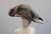 Lot 91 - A Madame Wyatt grey plush bonnet, circa 1910,...
