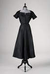 Lot 150 - The Duchess of Windsor's black silk ensemble by Christian Dior couture, circa 1949