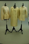 Lot 147 - A cream Balenciaga coat, 1960s, labelled and...