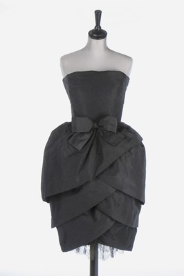 Lot 93 - A Christian Dior by Yves Saint Laurent black...