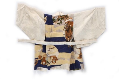 Lot 144 - A WWII Japanese propaganda kimono for a baby,...