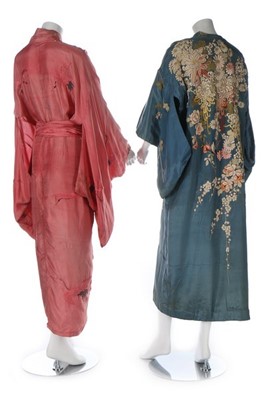 Lot 117 - A group of Oriental robes/jackets, 1920s-60s,...