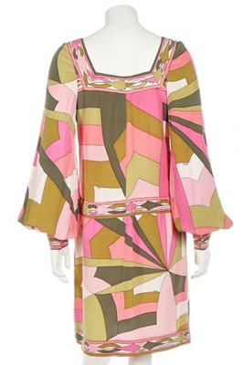 Lot 142 - A Pucci printed silk dress, 1960s, labelled...