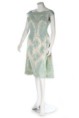 Lot 216 - Six cocktail dresses, 1950s-early 60s,...