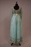 Lot 13 - A Gina Fratini turquoise chiffon and lace...
