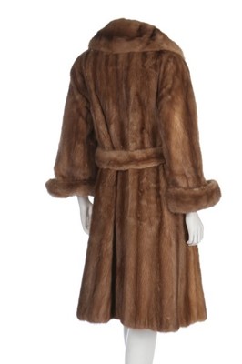 Lot 59 - Two light-coloured mink coats, late 1960s,...