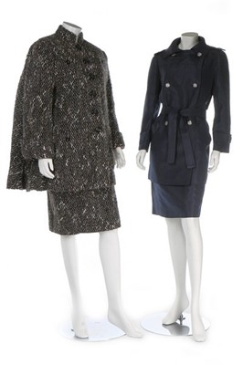 Lot 224 - A Pierre Balmain mohair three-piece ensemble,...