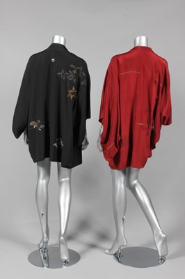 Lot 105 - A group of kimono-jackets, dating from the...