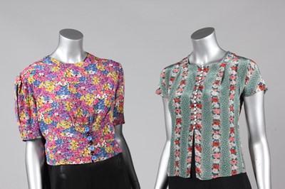 Lot 106 - A group of blouses and separates, dating from...