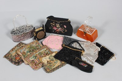 Lot 131 - A group of evening bags and purses, 1930s-60s,...