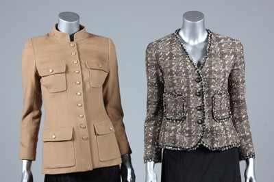 Lot 138 - Two Chanel jackets, both boutique labelled and...