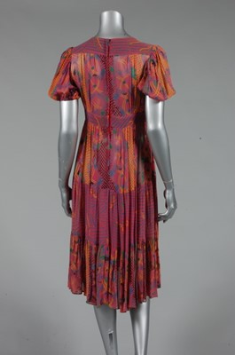 Lot 3 - An Ossie Clark for Radley printed chiffon...