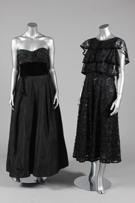 Lot 169 - A group of evening wear, dating from the mid...