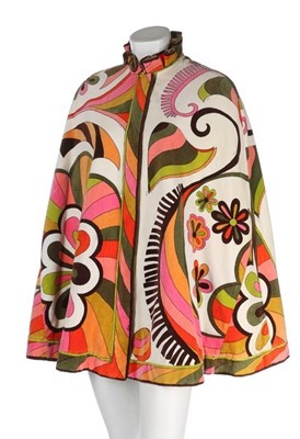 Lot 301 - A Pucci printed towelling cape, late...