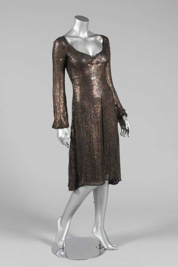 Lot 175 - An Alexander McQueen 'chainmail' cocktail...