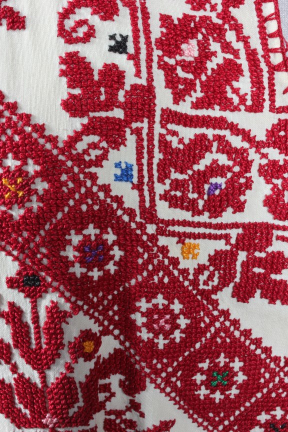 Lot 181 - Two embroidered Palestinian robes, 1960s,