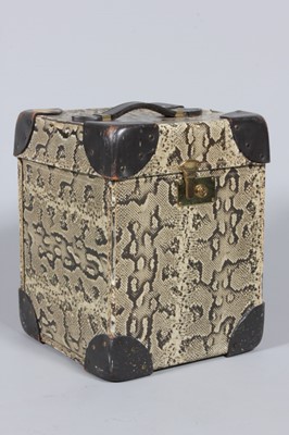 Lot 203 - A rare Biba snakeskin-effect storage box or...