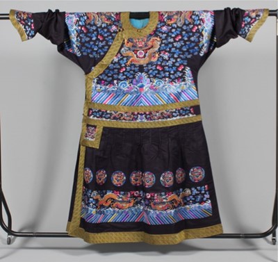 Lot 226 - An embroidered formal robe -chaofu, Chinese,...