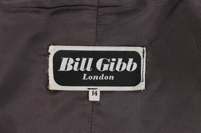 Lot 11 - A Bill Gibb brown jersey ensemble, probably...