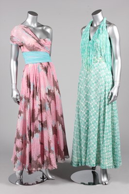 Lot 248 - A group of nine evening gowns, 1960s and 70s,...