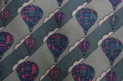 Lot 13 - Hermès printed silk ties, mainly small novelty...