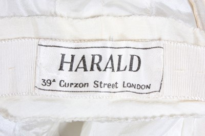 Lot 259 - Two Harald couture ivory ball gowns, labelled '...