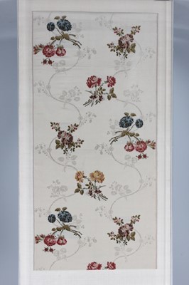 Lot 266 - A panel of Spitalfields brocade, circa 1745,...