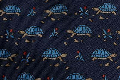Lot 15 - Hermès printed silk ties, small novelty and...
