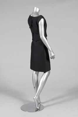 Lot 331 - A Christian Dior London black gazar cocktail...