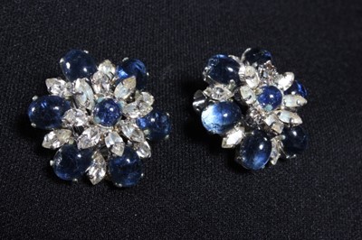 Lot 347 - A Christian Dior brooch and matching pair of...