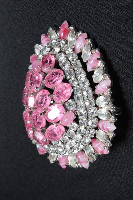 Lot 347 - A Christian Dior brooch and matching pair of...