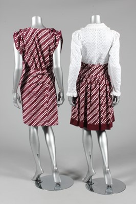 Lot 357 - An early Kenzo Takada cotton trouser ensemble,...