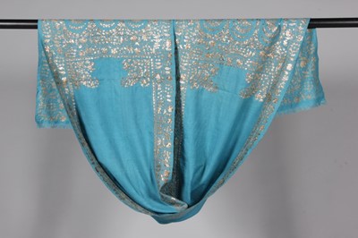 Lot 395 - An embroidered stole, Delhi, circa 1830-40,...