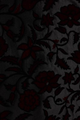Lot 428 - A Hardy Amies cut velvet and taffeta evening...