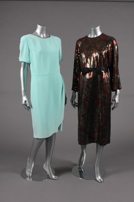 Lot 264 - A Chanel boutique sequined cocktail dress,...