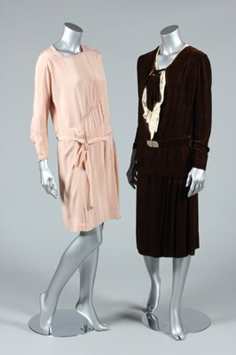 Lot 314 - Three day-dinner gowns, late 1920s-early 30s,...