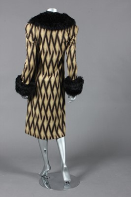 Lot 48 - A Biba wool jersey coat, mid 1970s,...