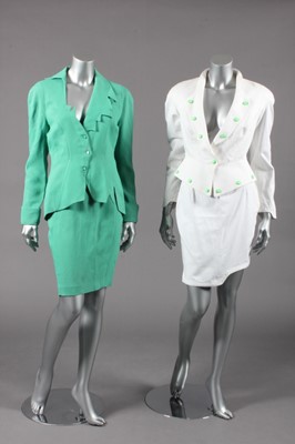 Lot 215 - Two Thierry Mugler suits, 1980-90s, comprising:...