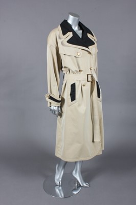 Lot 37 - A Chanel trenchcoat, 1990s, boutique labelled...