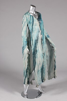 Lot 57 - A Thea Porter marbled chiffon anteri- style...